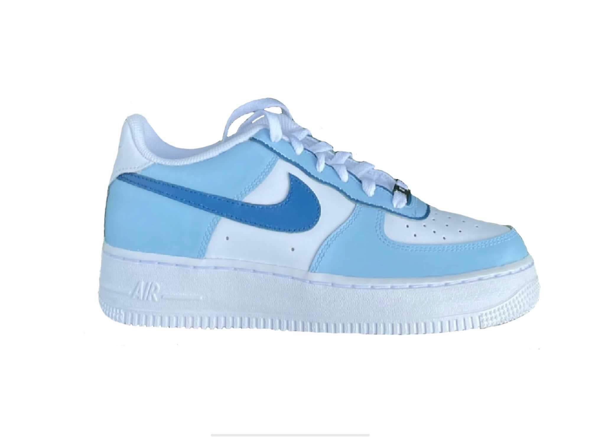 air force ones custom blue