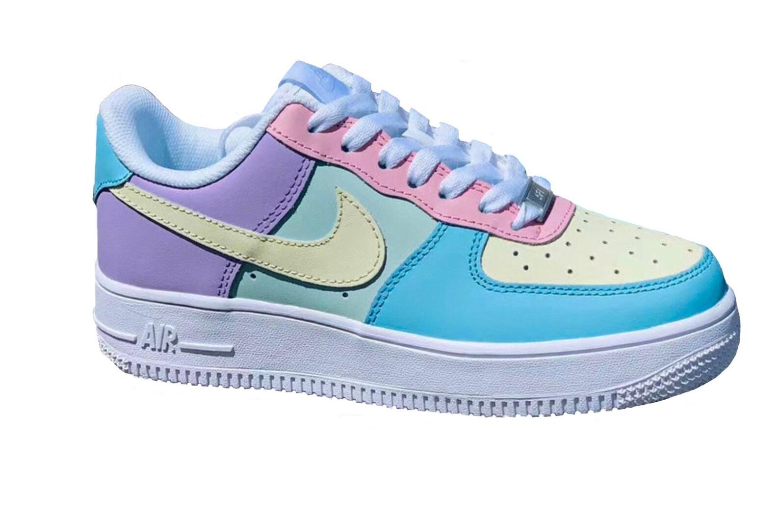 pastel yellow air force 1