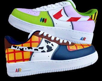 Custom toy story themed Air Force ones