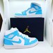 Sky blue Jordan 1 mid’s