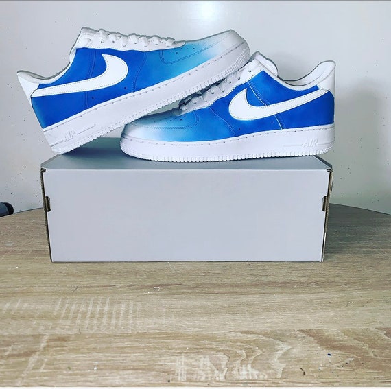 custom air force ones white