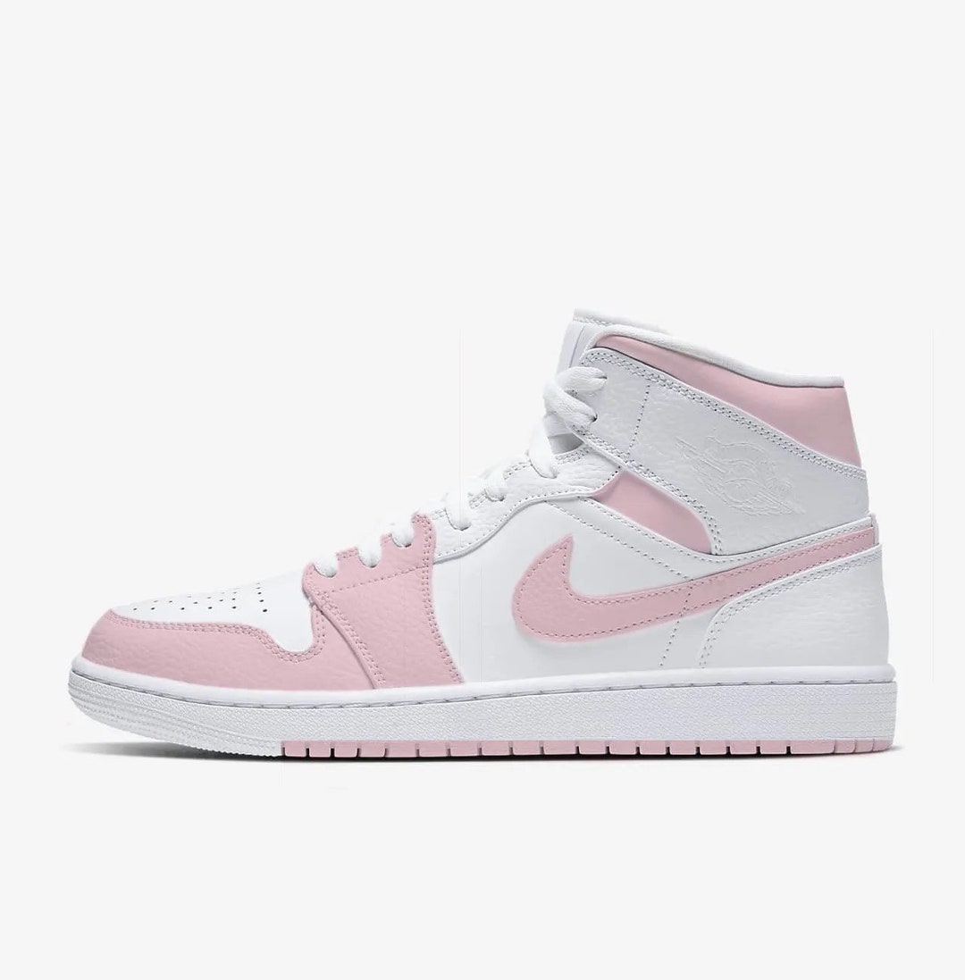 all pink jordan ones