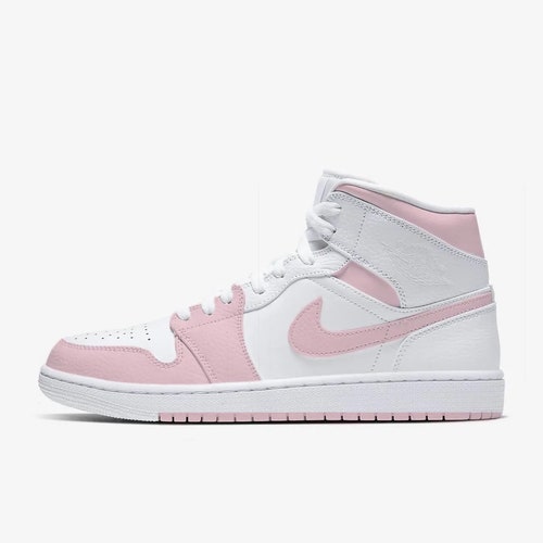 Baby Pink Custom Jordan 1 Mid - Etsy