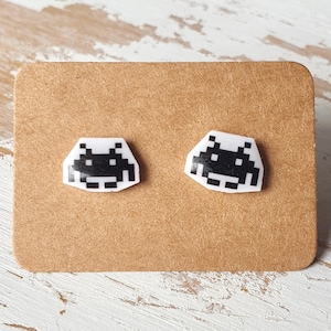 Space Invaders Ohrringe, Videospiel Ohrringe, Geschenkidee für Nerds