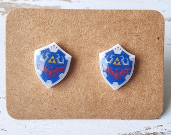 Hylia Shield-oorbellen – The Legend of Zelda – Videogame-oorbellen – Gamer-cadeau-idee – Nerd-sieraden
