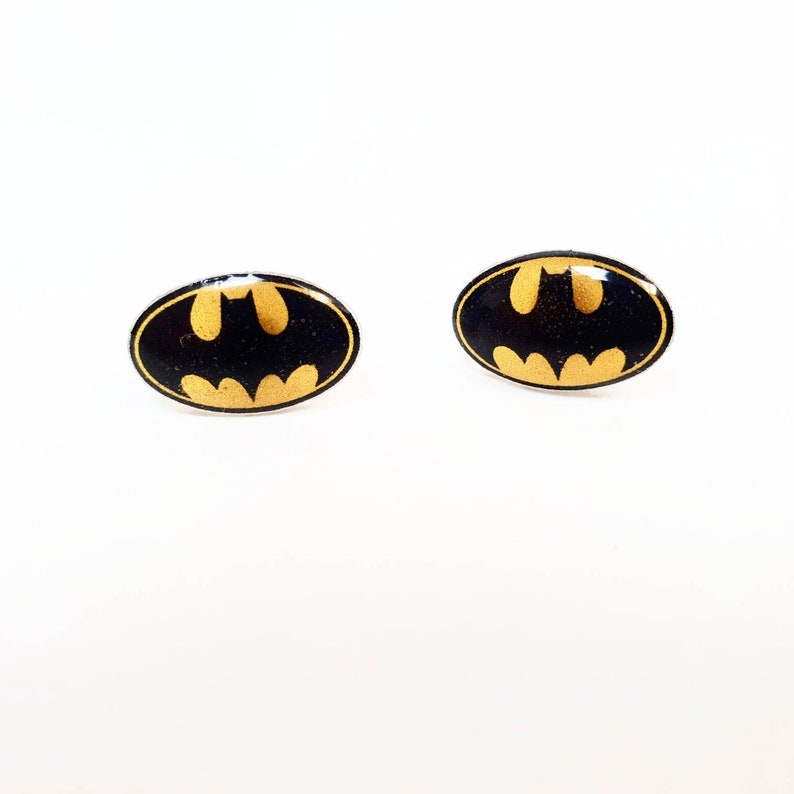 Batman Earrings Etsy