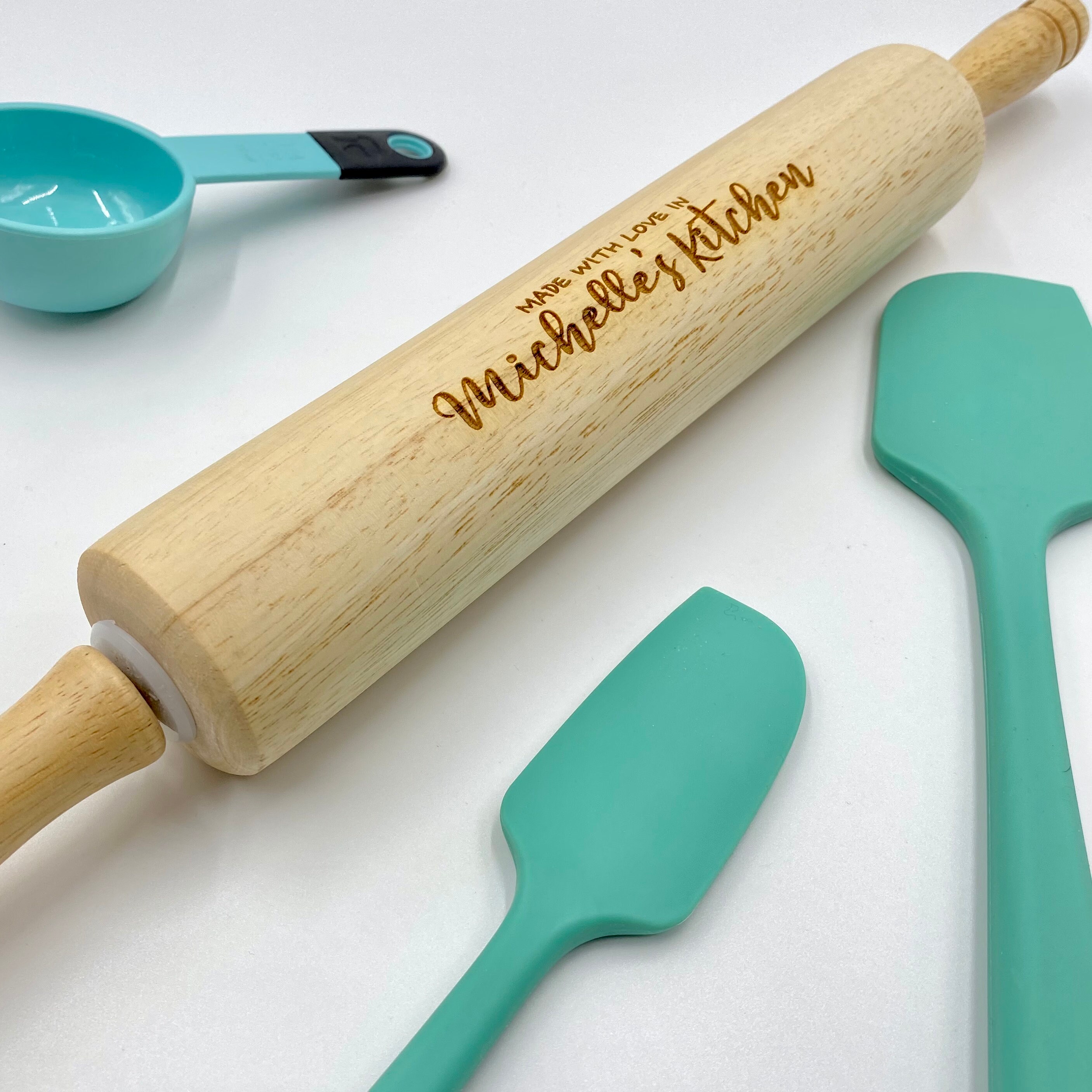 Rolling Pin for Baking Custom Wood Roller Wood Pasta Etsy