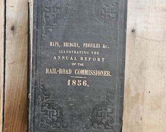 1856 Book Annual Report of the Railroad Commission