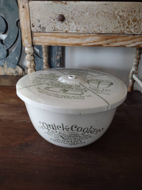 イギリスアンティーク Grimwades The Quick Cooker 英国 Antique Quick Cooker by Grimwades - Etsy