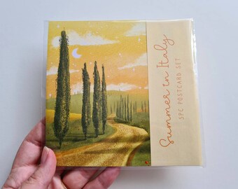 postcard A6 Tuscany