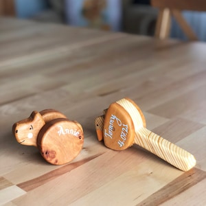 Personalized Rattle Set for Christmas Gift, Infant Toys, Baby Rattle, Montessori Toys Baby