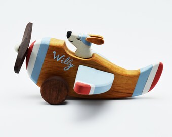 toy wooden airplanes