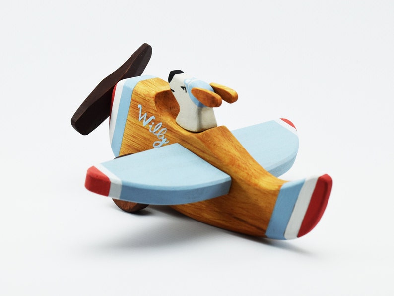 Wooden Airplane Toys For 3 Years Old Wood Plane Toy Waldorf Etsy