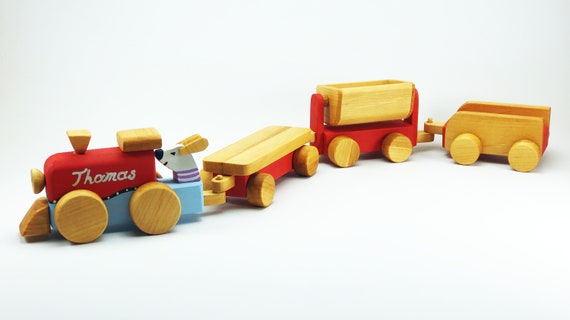 Juego de tren Juguete de tren de madera Regalo para niños Juguete natural  Juguete para niños Tren para niños -  México