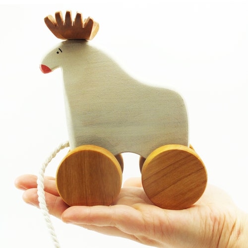 Toys for 1 Year Old Duck Toy Kids Wooden Toys Wooden Pull Etsy