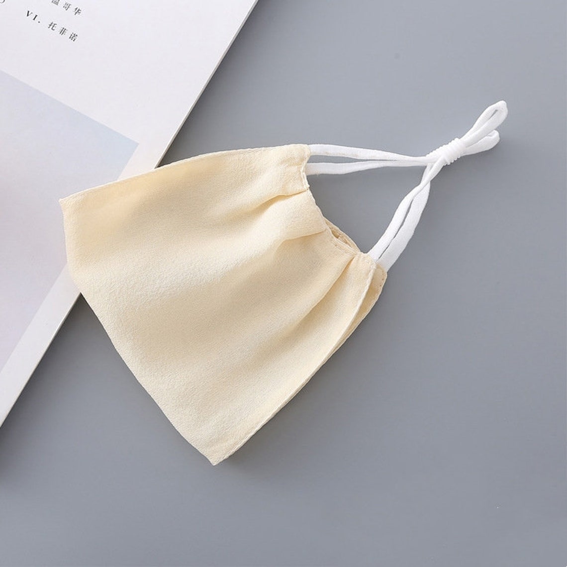 Silk Mask Fabric Mask Summer Breathable Silk Mask Etsy