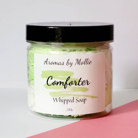 Comforter Moisturising Shower/Bath Whipped Soap. SLS Free Vegan Friendly 130g of Soap