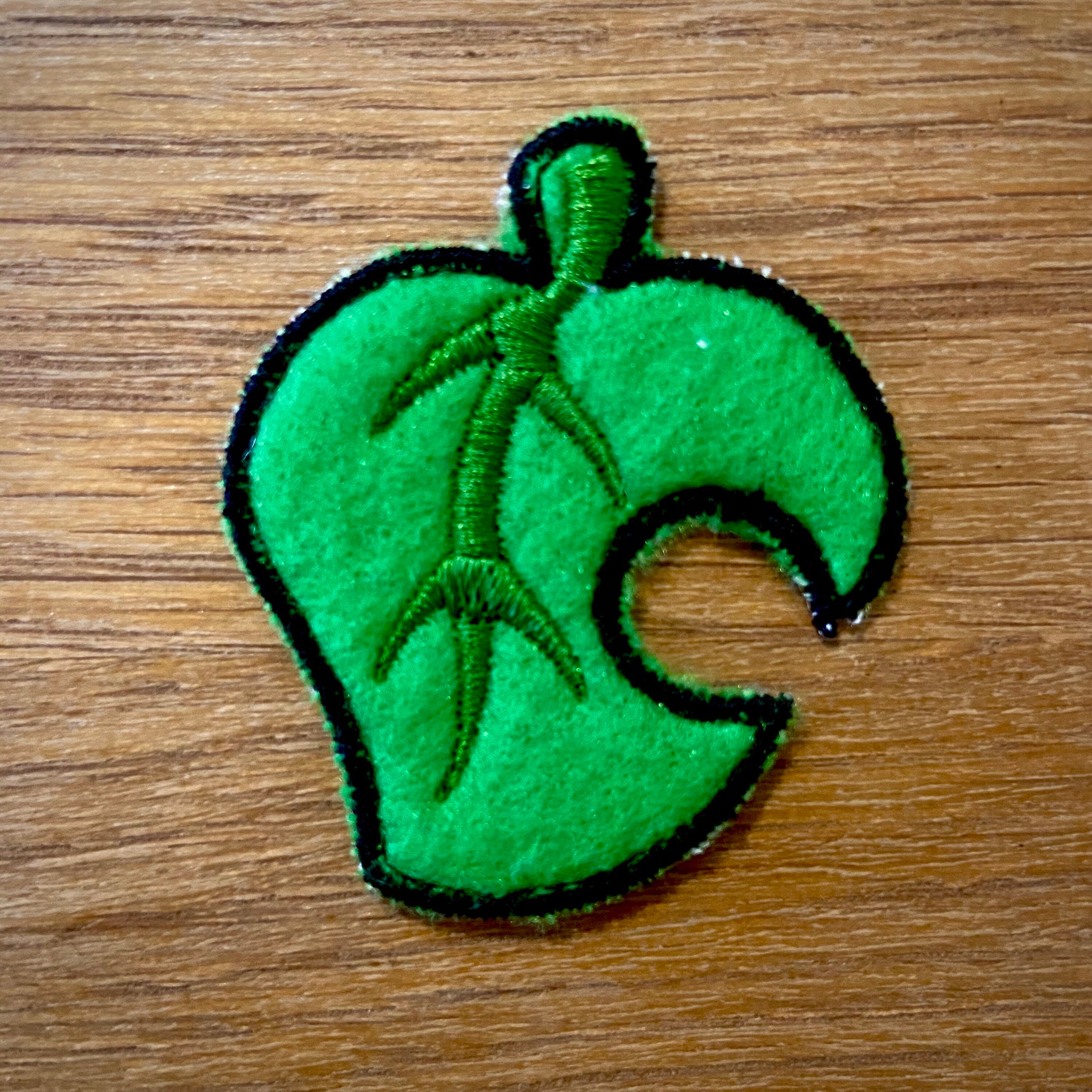 Animal Crossing Leaf Icon Patch ACNH Leaf Logo Embroidery | Etsy