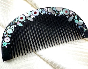 Peine decorativo japonés antiguo