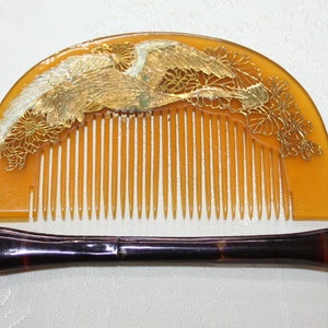 Boxed Vintage Japanese Kanzashi Kogai and Kushi Set