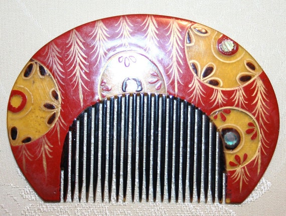 Japanese Kanzashi Hair Comb - image 1