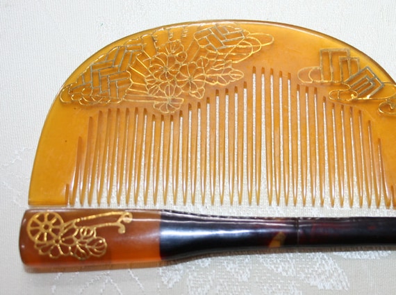 Boxed Vintage Japanese Kanzashi Kogai and Kushi Set - Etsy display picture 3