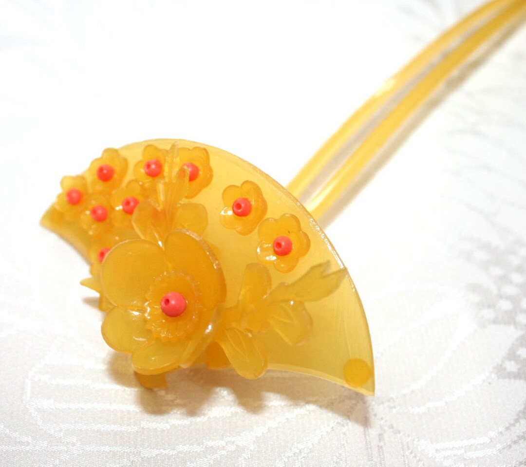 Vintage Japanese Hair Stick - Etsy Canada