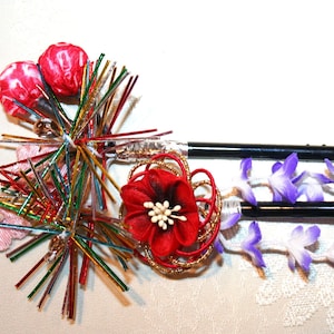 Vintage Japanese Kanzashi Hair Ornaments