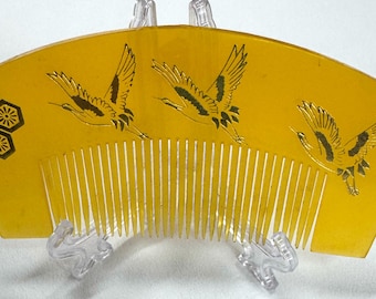 Pente de cabelo japonês vintage