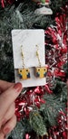 Minecraft Bee Earrings/ Clip-on Earrings 
