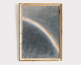 Vintage Rainbow Print: Nursery Wall Art Digital Download