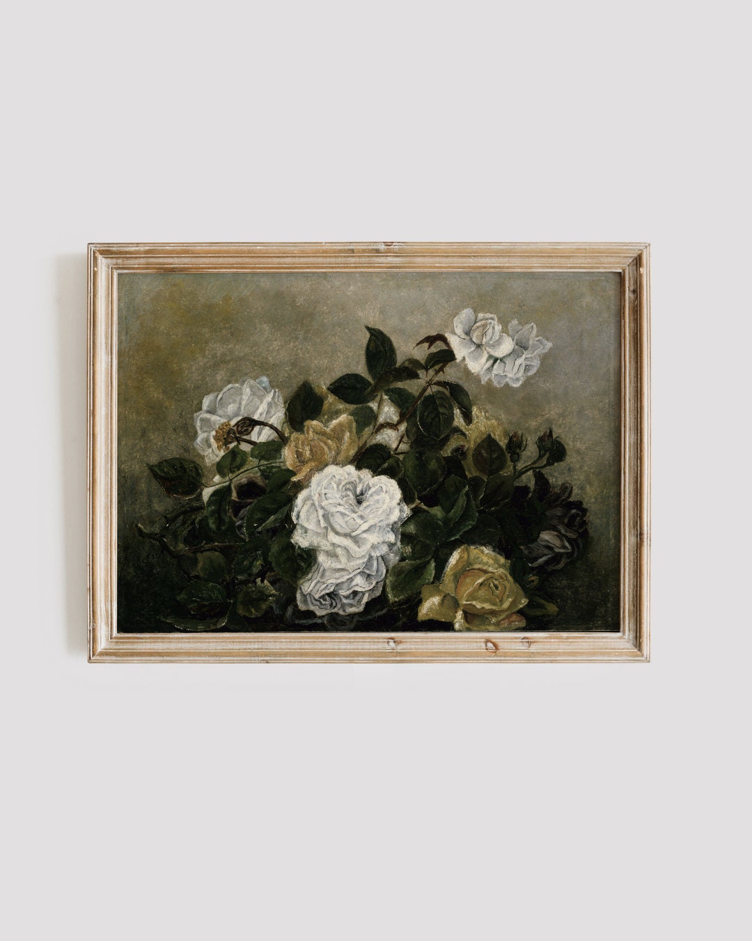 Vintage Flower Painting Floral Wall Art Printable Wall Art Vintage