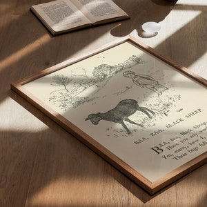 Vintage kids room art