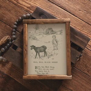 Vintage nursery art