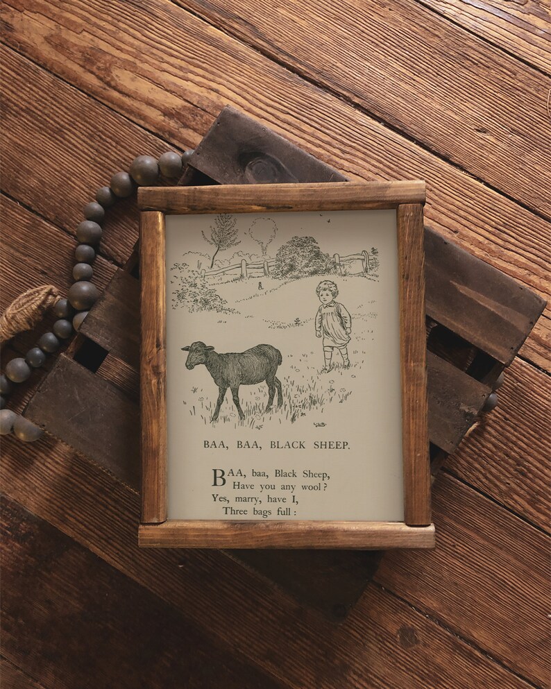 Vintage nursery art