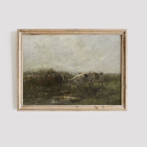 Vintage Farmhouse Decor | Cow Decor | Printable Vintage Art | Country Wall Art | Farmhouse Wall Art | Vintage Farmhouse Art | Country Decor