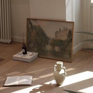 Vintage Castle Painting
