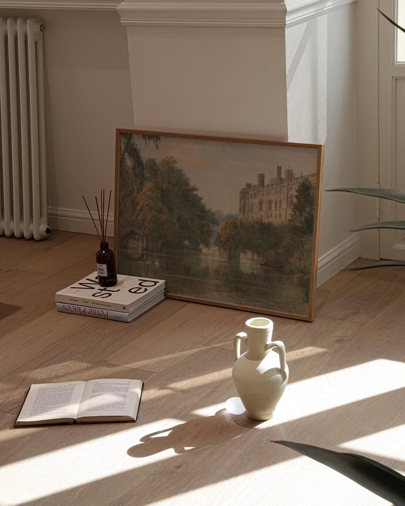 Vintage Castle Painting