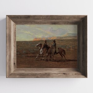Vintage western wall art