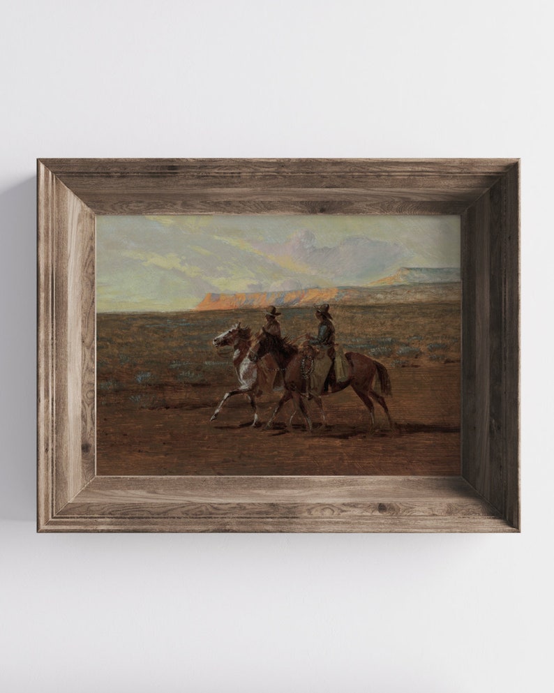 Vintage western wall art