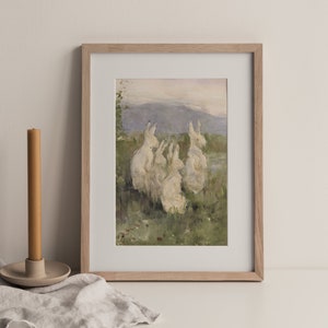 4 Bunnies Art Print