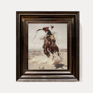 Rustic western painting