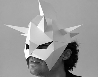 Gladiator Paper Mask [DIY] Digital Download Vorlage