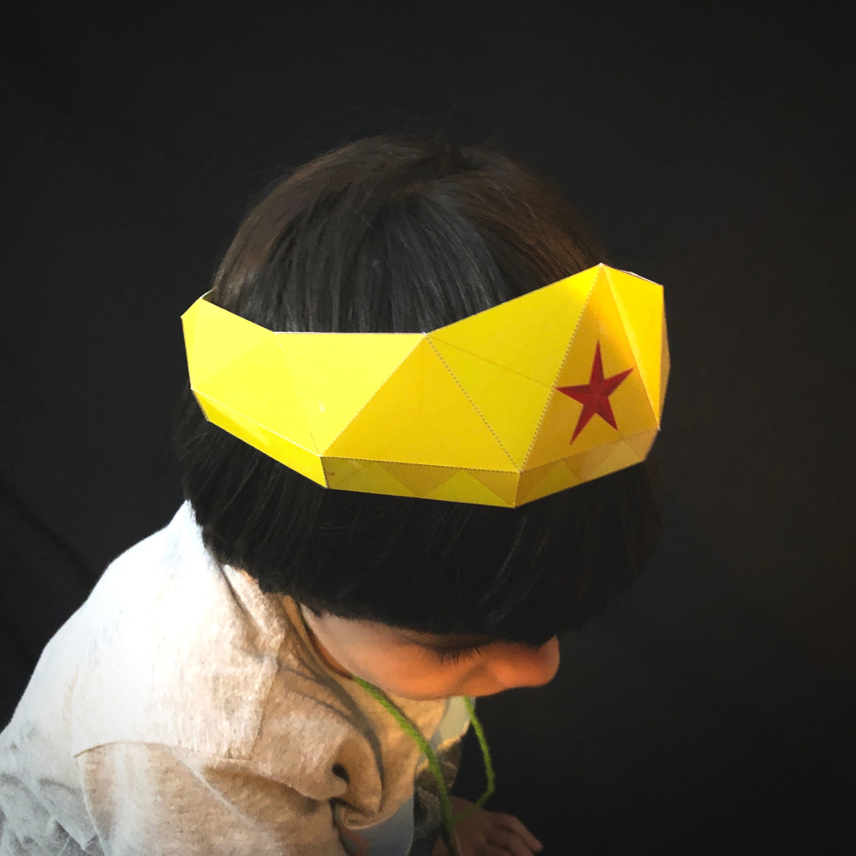 Wonder Woman Crown digital download DIY Paper Craft | Etsy