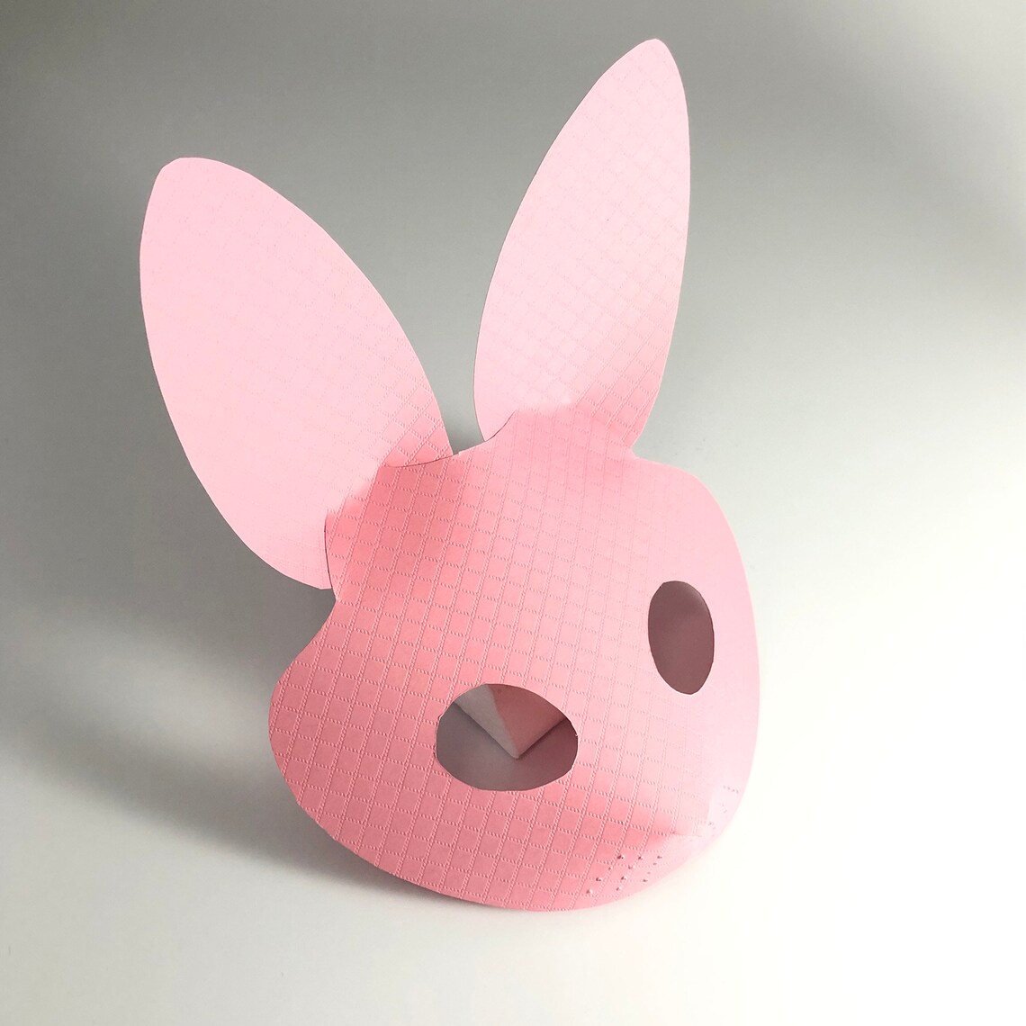 Súper simple máscara de conejo para niños Etsy España