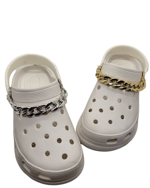 Crocs with online decorations