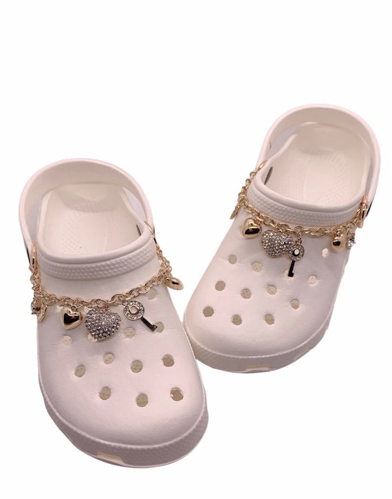 Bling Shoes Charms for Croc Shoes Decoration, Luxury Clog  Accessories,Trendy Designer Shoe Charms for Women and Girls, Enamel Shoe  Charms Jewelry