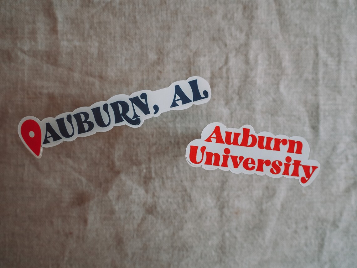 Pack of 2 Personalized College Sticker Pack University Etsy