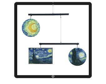 Decorative Mobile Starry Night - Vincent Willem Van Gogh - standing mobile