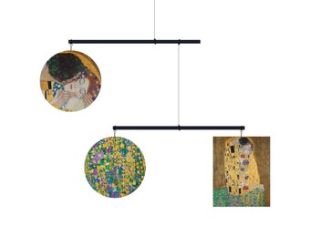 Decorative mobile The Kiss - Gustav Klimt - hanging mobile